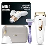 Braun IPL Long-lasting Hair Removal for Women and Men, New Silk Expert Pro 5 PL5157, for Body & Face, Long-lasting Hair Removal System, Alternative to Salon Laser Hair Removal, with Venus Razor, Pouch