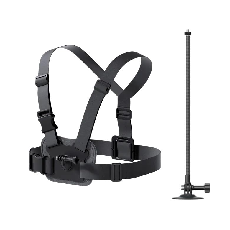 Insta360 Schnee-Set, Klebehalterung für Helm, Brustgurt, Verlängerungsstange, DPTSKSC/A, DPTSKSC/A