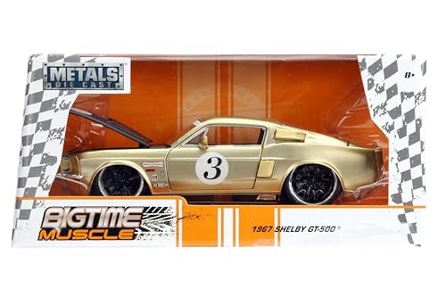 Jada Toys Bigtime Muscle 1:24 1967 Ford Shelby GT-500 miniatura 6