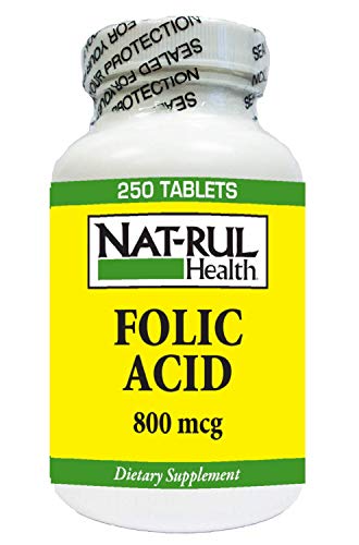 FOLIC Acid TABS 800 MCG N-R Size: 250