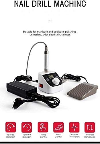 Taladro eléctrico profesional para uñas 35000 RPM miniatura 5