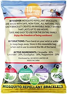 Bitesover Mosquito Repellent Bracelet By Bitesover, 10, 1 count (Pack of 10) - Image 3