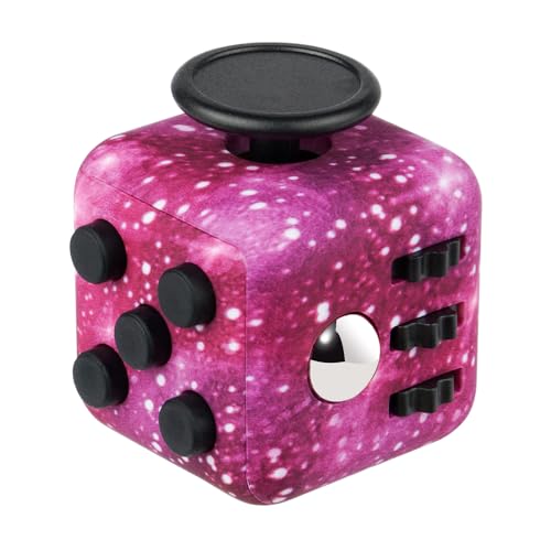 Chennyfun Galaxy Fidget Toy Cube Toy Sensory Toy ADHD Stress Relieve Toy with 6 Different Functions Anti-anxiety Anti-Stress Fidget Toys for Children, Teen, Adult Stress Reliever Chennyfun Galaxy Fidget Toy Cube Toy Sensory Toy ADHD Stress Relieve Toy with 6 Different Functions Anti-anxiety Anti-Stress Fidget Toys for Children, Teen, Adult Stress Reliever