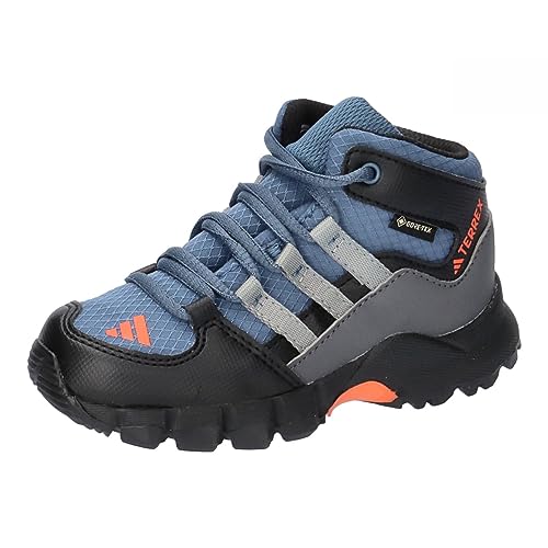 adidas Terrex Mid Gore-TEX Hiking Shoes Wanderschuhe, Wonder Steel/Grey Three/Impact orange, 40 EU