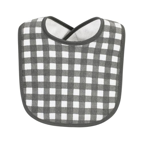 Image of Hudson Baby Unisex Baby Fiber Filled Drooler Bibs 3pk, Thank Heaven Blue Stars, One Size