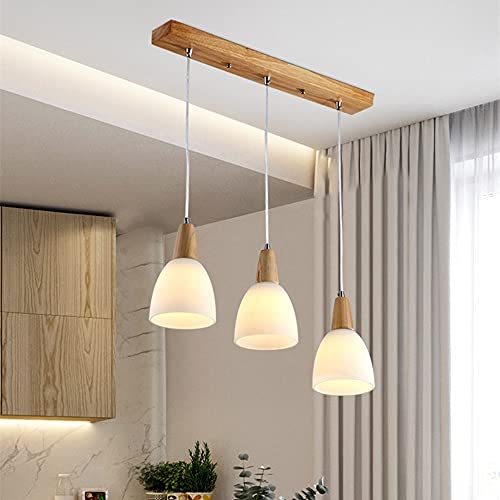 Lampe à suspension en verre de haute qualité style rétro E27 - 4