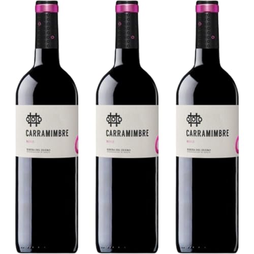 Carramimbre Roble Magnum, vino tinto Tempranillo en gran formato con crianza breve en roble, aromas frutales y perfil equilibrado para compartir en cualquier ocasión.| 3 botellas