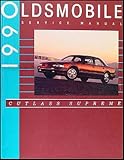  1990 Oldsmobile Cutlass Ciera & Cutlass Cruiser Repair Shop Manual Original