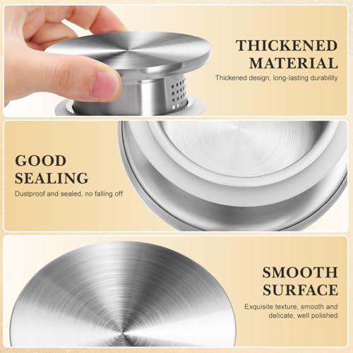 Image of Housoutil Cold Water Jug Lid Replacement with Dual Pour Spouts Universal Kitchen Jug Cover 3.54 Inch Sealing Cap for Glass Water Pitchers and Kettles