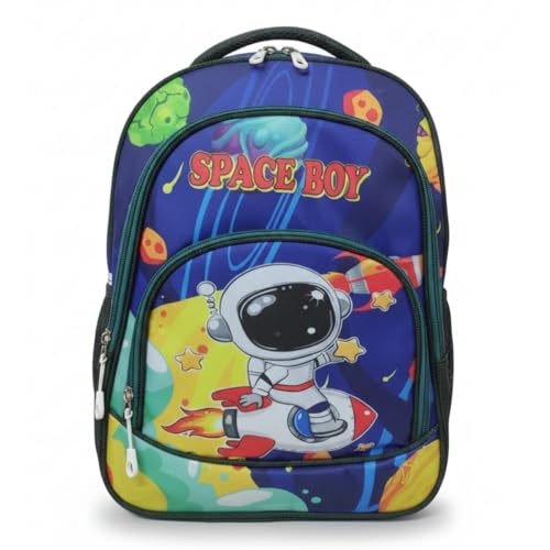 Image of Stylbase Kid School Backpack Bag for Girls and Boys | Ideal School Picnic Travel & Travelling Bag |17 Inches 4 Compartments, Water-Resistant Multipurpose for Kids