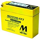 MotoBatt MBT4BB (12V 2.5 Amp) 40CCA Factory Activated QuadFlex AGM Battery Replaces - YT4BBS, GT4-3