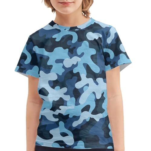 T Shirts for Boys Girls Kids, Casual Crewneck Short Sleeve Tops Tees for Teens 3-16 Years3