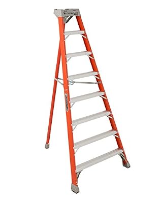 Louisville Ladder 8-Foot Fiberglass Tripod Ladder, 300-Pound Capacity, Type IA, FT1508