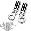 Chrome Highway Footpegs
