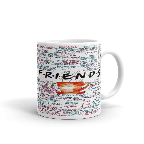 Image of Printed Coffee Friends Mug | Christmas | New Year - 350ml Capacity