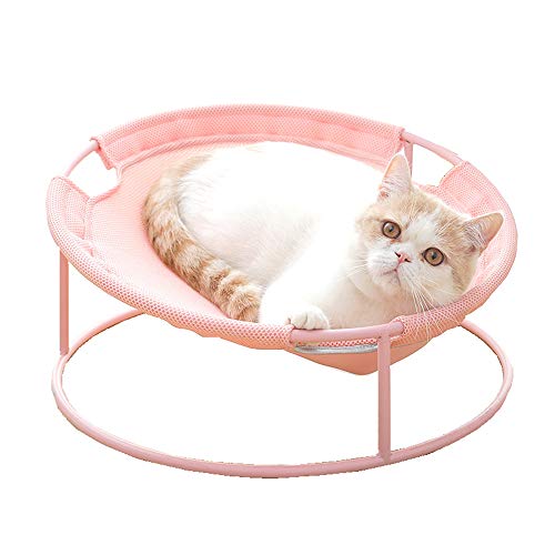 YSYDE Breathable Summer Mesh Cat Hammock Bed, Cat Nest Lounge Chair, Moisture Proof Breathable Anti Staining Breathable, Comfortably Lying and Playing While Shaking