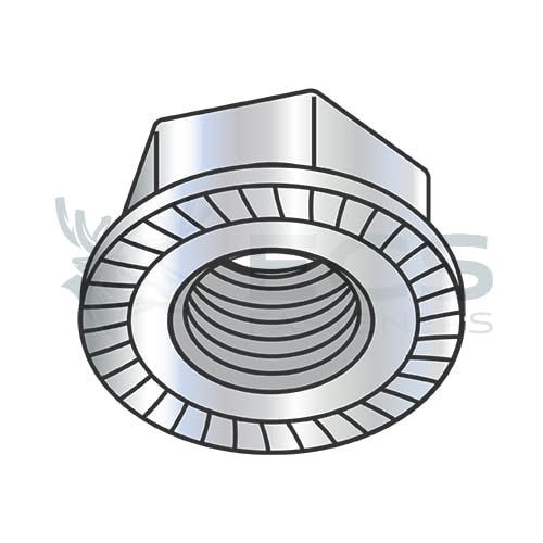 Generic 5/16-24 Serrated Flange Hex Lock Nuts Case Hardened HR15N 78/90 Zinc and Bake - ECS-32NR