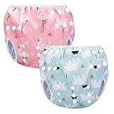 IDEALE BADEHOSE FÜR BABY: Luxja Baby-Schwimmwindel ist geeignet für das Babyschwimmen im warmen Schwimmbad oder für den nächsten Strandurlaub.Pflegehinweis: Nicht in den Trockner zum Schutz der PUL-Beschichtung.