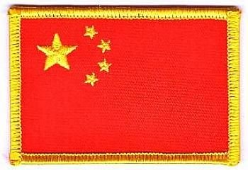 Flaggen Aufnäher Patch China Fahne Flagge NEU