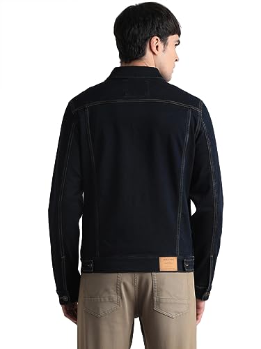 Image of JACK & JONES Men's Cotton Blend Standard Length A-Line Coat