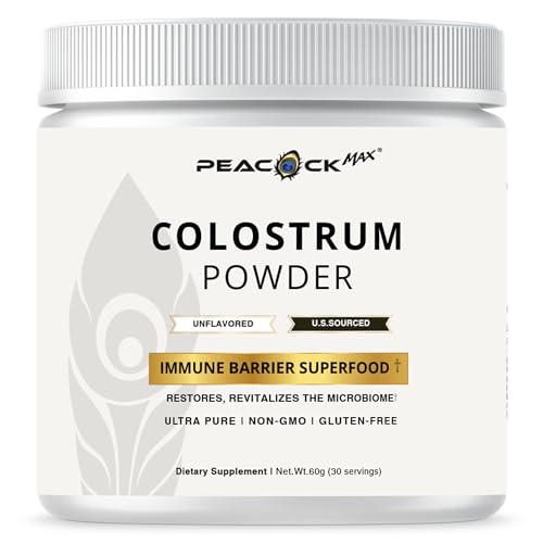 Image of Colostrum Powder - 60g (30 Servings), Unflavored Bovine Colostrum Supplement, Superfood for Hair, Skin & Gut Health, Gluten-Free, Non-GMO