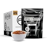 Ready Hour Spaghetti Case Pack (32 Servings), Freeze-Dried Spaghetti Pasta, Emergency Entrées, Survival Food, Real Non-Perishable, Long-Term Storage, 25-Year Shelf Life