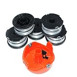 0.065' DF-065 Spool with Cover for Black Decker String Trimer GH700 GH710 GH750 GH1000 GH1100 GH2000 74528 Craftsman 90074528 PN DF-080 575462-01 RC-065-P 575648-03