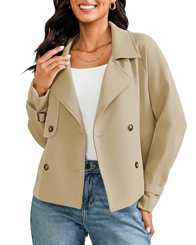 LookbookStore Cute Fall Jackets Cropped Jackets for Women Trendy Spring