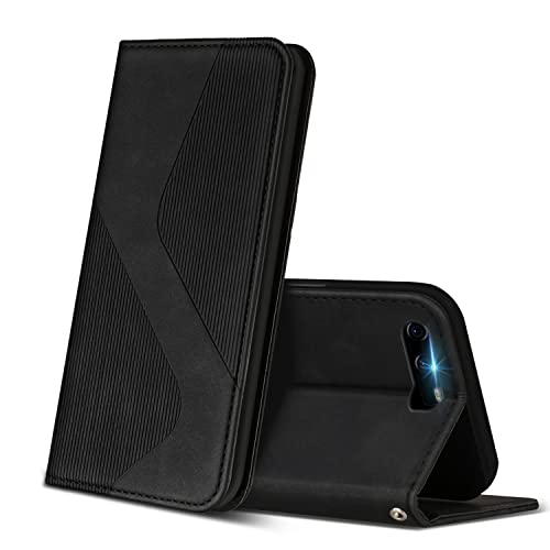 ZONNAVI Cover per Huawei P10, Flip Custodia Pelle PU con [Slot Cart] [Supporto Stand] [Magnetica], Cover a Libro Portafoglio per Huawei P10 (Nero)