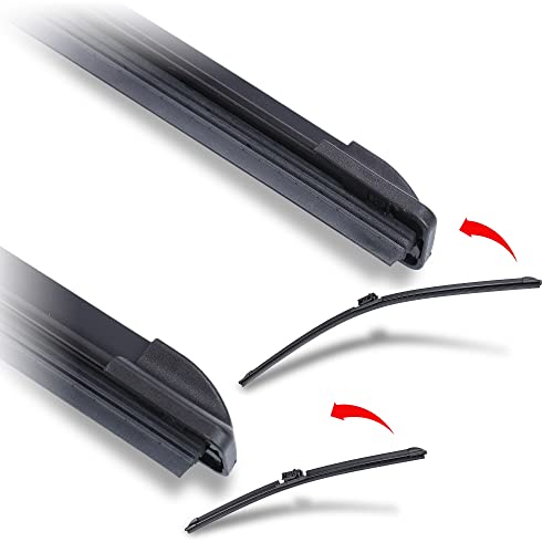 Image of BOSCH 3397014204 AeroTwin Wiper Blade Combo Pack - Set of 2 (24 inch & 19 inch) | Driver and Passenger Side Original Equipment Replacement Blades