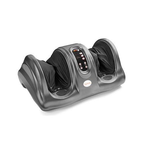 Lifelong Foot Massager Machine for Pain Relief with Kneading function – Also used as Leg Calf Massager – Corded Electric Foot Massage Machine for Home with Customizable Settings (LLM360)