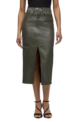 Jupe midi Hudson Reconstructed pour femme en jean tendance