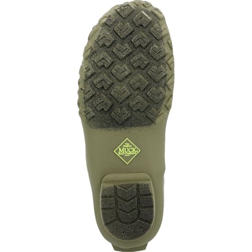 MUCK BOOT COMPANY Men's Harvester Capulet Olive/Lime Green Mid Rubber Boots2