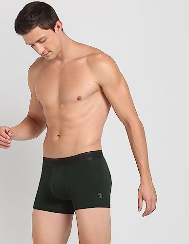 Image of U.S. Polo ASSN. Men's PT001 Supima Cotton Ultra Soft No Marks Waistband Trunks - Pack of 1
