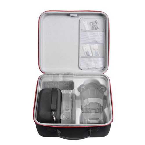 RLSOCO Travel Hard Case for DJI Mavic 4 Pro Drone Fly More Combo - Fits Full Set of Accessories: Drone Body,DJI RC Pro 2/RC 2 Controller,Batteries x 3,Charging Hub,Propellers and Other Accessories