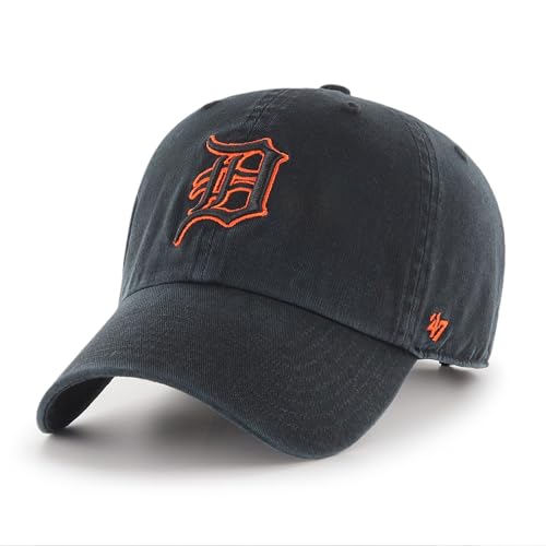 47 Brand Adjustable Cap - Clean Up Detroit Tigers Black