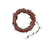 CWI Pip Berry Garland 18 ft Artificial Garland for Mantle Arch Table and Entryway Red