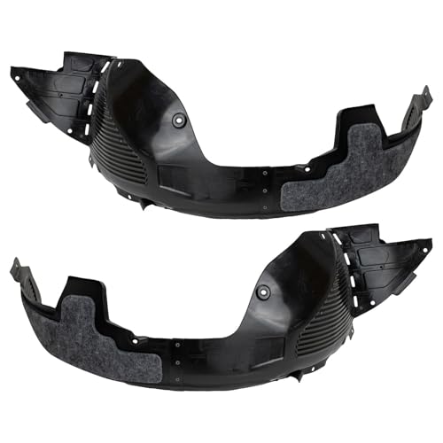 Image of TRQ Front Inner Fender Liner Set Compatible with 2017-2018 Kia Forte KI1248153 KI1249153