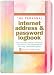 Watercolor Sunset Internet Address & Password Logbook (removable cover band for security)