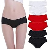 ▹Bequeme Slip Damen: Leicht, geschmeidig, atmungsaktiv, perfekte Passform, wenn Sie im Alltag Hosen mit niedriger Taille tragen mögen, Unsere niedrige slips sind eine gute Wahl.