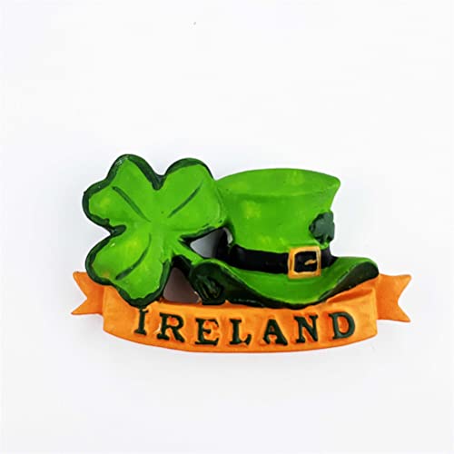 Imán de Nevera Decorativo Irlanda 3.1x2 pulg miniatura 3