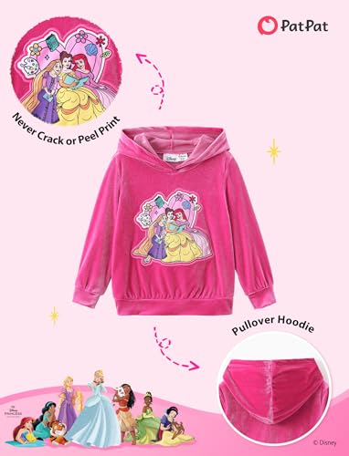 Image of Disney Frozen Princess Minnie Stitch Girl Clothes Long Sleeve Knot Front Sweatshirt Flare Pants Fall 2 Piece Outfit 2-9Y