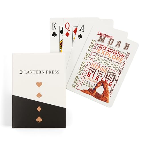 Lantern Press Experience Moab, Utah, 52 cartas poker