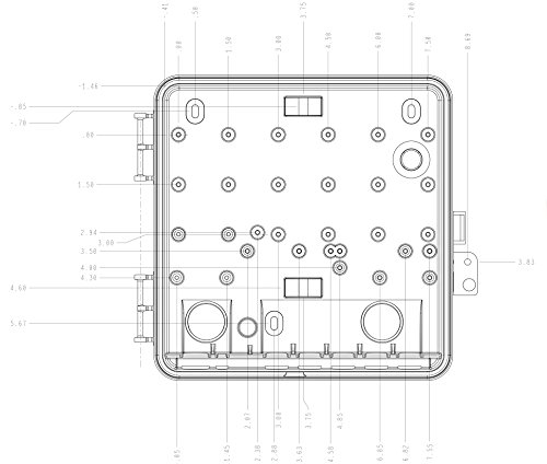 Cableguard Cg-1000Xl Coax Demarcation Enclosure #TOP5