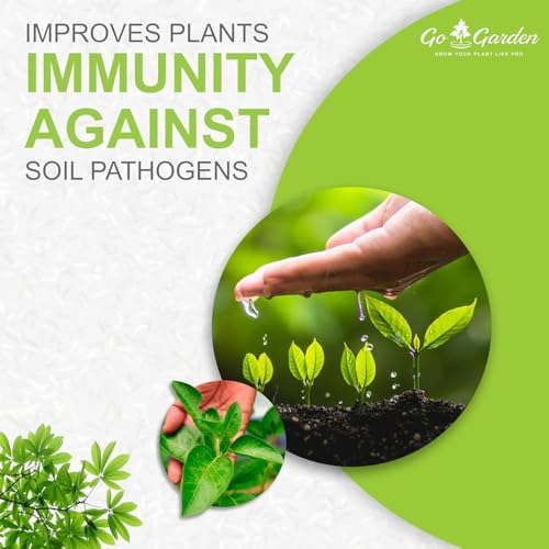 Image of Go Garden Trichoderma Bio Fungicide for Plants 900g x 3 Pack | Organic Fungus Control Powder | 2 x 10⁸ CFU /g High Strength Formula | Controls Root Rot & Wilt | Soil Health Booster