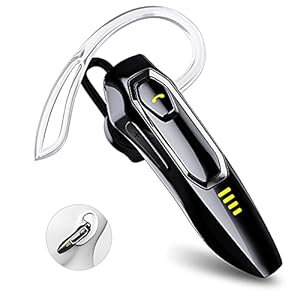 Micool Headset Bluetooth mobiele telefoon V5.0, 30 uur spreken en 15 dagen stand-by, onderdrukking van HD-spraakgeluiden…