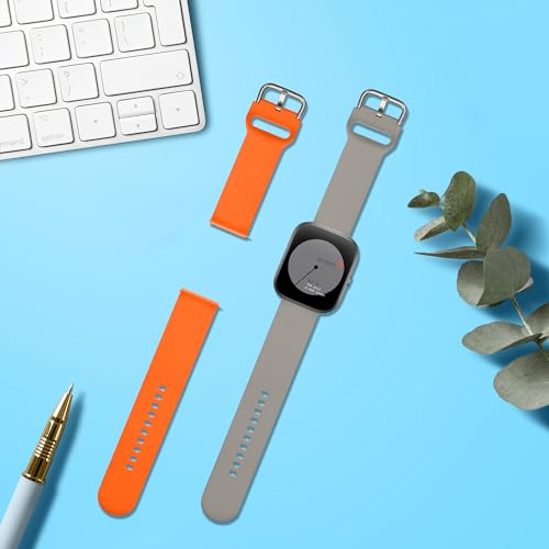 Correas de silicona compatibles con Nothing Watch Pro D395, pack 2 miniatura 2