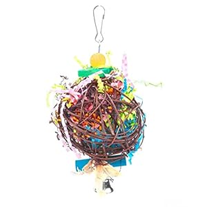 Vogel Speelgoed Vogel Kauwen Speelgoed Papegaaien Kooi Speelgoed Opknoping Swing Shredding Kauwen Stoeltjes Papegaai…