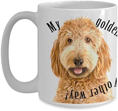 Funny Goldendoodle Mug My Goldendoodle for Birthday Anniversary Christmas Golden Doodle Owner Husband Wife Boyfriend