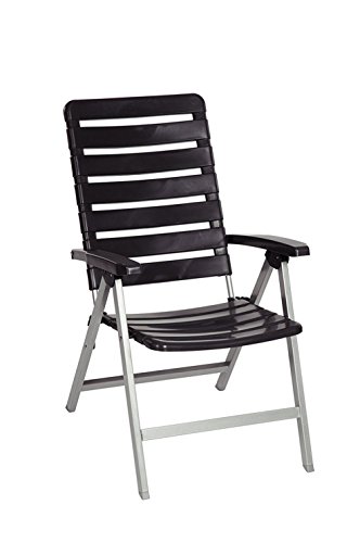 Preisvergleich Produktbild acamp Klappsessel Alpin, Gestell Silber - Platin, Belattung anthrazit